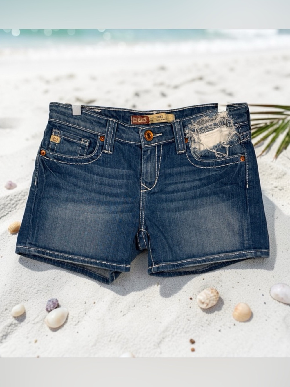 Big Star Distressed Denim Shorts